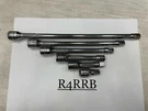 Snap-on Tools Usa New 6PC 3/8" Drive Knurled Chrome Socket Extension Set 206AFX. Fixed Price $225.00.