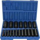 Grey Pneumatic 1719D 1/2" Dr. Pc. Deep Length Fract. Set - 12 Point New. Fixed Price $201.23.