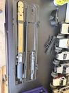 Snap-on TQFR250EMB Blue Series 1/2" Flex-head Torque Wrench W/ Case + Manual. Fixed Price $350.00.