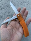 Vintage Snap-on Kershaw Folding Pocketknife Kai Yafb 27 Japan Orange Rubber Grip. Fixed Price $62.95.