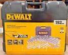 Dewalt DWMT75049 192-PIECE Mechanics Tool Set (sae & Metric) New Sealed. Fixed Price $189.99.