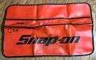 Vtg Snap On Tools Logo Red 35 Fender Cover Advertising Protective Mat Guard. Fixed Price $88.00.