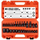 Horusdy 31PC Torx Bit Socket& Female External Set Impact Adapter. Fixed Price $29.99.