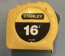 Stanley 3/4" X 16 Ft. Tape Measure 30-495. Fixed Price $7.00.
