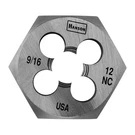 Hanson 6848 Machine Screw Die, 9/16-12 Thread, Nc Right Hand Hcs. Fixed Price $13.49.