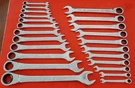 New Craftsman Tools 23PC Full Polish Sae & Metric Ratcheting Wrench Set. Fixed Price $108.00.