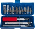 16-PIECE Hobby Knife Set With Aluminum Collet Razor Chucks. Fixed Price $9.99.