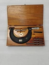 Vintage Lufkin 0"-4" Outside Micrometer Set Model 844A W/original Wooden Box Usa. Fixed Price $125.00.