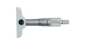 Mitutoyo 128-105 Depth Micrometer, 0-1" Range, .001" Graduation, 2.5 X .63" Base. Fixed Price $130.00.