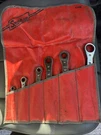 Snap-on 8PC Ratcheting Wrench Set 6/12PT Sae Usa 1/4"-15/16" W/C-62B Pouch. Fixed Price $100.00.
