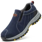 Men Work Safety Shoes Steel Toe Boots Indestructible Waterproof Sneakers. Fixed Price $35.95.