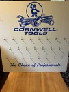 Vtg Cornwell Tools Key Hook Holder Rack Sign Display. Fixed Price $80.00.
