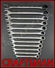 Craftsman Hand Tools 23PC Full Polish Sae & Metric Mm Ratcheting Box Wrench Set. Fixed Price $134.20.
