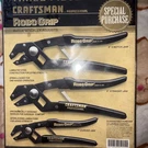 Sears Craftsman Usa Robogrip 3PC Plier Set Original Box Nos 945017. Fixed Price $129.99.
