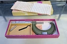 Lufkin Chrome Clad Micrometer W/box & Inserts 1942V 2". Fixed Price $54.99.