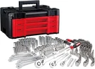 Craftsman 262-PIECE Mechanic Tool Set Sae Metric 3-DRAWER Versastack Box. Fixed Price $149.00.