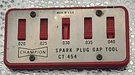 Vintage Champion Spark Plugs Multi Gapping Tool CT-454. Fixed Price $22.50.