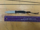 Columbia River F4-12, Kit Carson Designed Neck Knife W/ Sheath & Chain (taiwan). Fixed Price $25.00.