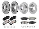 Front & Rear Disc Rotors Ceramic Brake Pads For Hyundai Elantra 2007 - 2010 2.0L. Fixed Price $160.70.