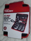 New Hyper Tough 51 Piece Auto And Motorcycle Tool Kit W/ Zipper Storage Pouch. Fixed Price $29.99.