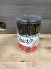 Sharpie Fine Permanent Markers With Canister, Black, Pack Of 36 New. Fixed Price $19.95.