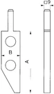 Mitutoyo 07CZA044 Measuring Jaw For 552-SERIES 552, Surface Plate Type. Fixed Price $335.00.