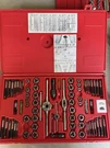 Mac Tools 76-PIECE Sae Metric Tap & Die Set. Fixed Price $250.00.