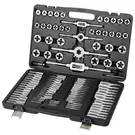 Tap And Die Set 110PCS Metric Size M2 M18 Bearing Steel Threading Tool. Fixed Price $57.59.