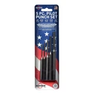Mayhew 5PC Pilot Punch Set For Split, Coil, Roll Pins, 1/8"-1/4" 62282 Usa Made. Fixed Price $39.99.