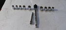 Crescent 1/2" Drive 72 Tooth Quick Release Teardrop Ratchet, 5" Ext. + 9 Sockets. Fixed Price $14.99.
