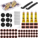 72PCS Bike Tire Repair Kit Patches Glue Metal Rasp For Bicycle Motorcycle - New. Fixed Price $17.46.