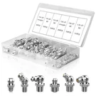 110PCS Hydraulic Grease Assortment Kit, Sae Zerk Fittings:. Fixed Price $13.28.