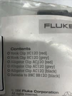 Fluke HC120 Test Lead Clip Kit Pack Of 3 V-601. Fixed Price $29.99.