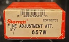 Starrett 657W Fine Adjustment Attachment-nos-edp 52763. Fixed Price $69.99.