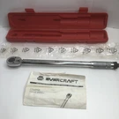 Evercraft Napa 1/2" Drive 150LB Torque Wrench, With Case 775-0950. New Old Stock. Fixed Price $60.00.