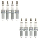 Ngk Ruthenium Hx High Ignitability Spark Plug Set (8 Pieces) For Titan QX56 V8. Fixed Price $107.95.