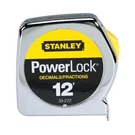 Stanley 33-272 Powerlock Decimal Tape Measure 1/2 In X 12 Ft Metal Case. Fixed Price $27.55.