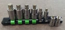 Snap-on TMAMXS3E-FAMXS10E 3/8 -1/4 Drive 8PC Hex Bit Socket Set. Fixed Price $114.99.