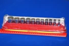 Snap-on New 11 Piece 3/8" Drive 6-POINT Sae Flank Semi-deep Socket Set. Fixed Price $227.70.