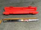 Snap-on 3/8" Dr. Flex Head Click Torque Wrench Ratchet With Hard Case TQFR100A. Fixed Price $215.00.