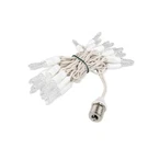 Novelty Lights C9 Icicle Drop, Cascading Mini On White Wire, 2.5". Fixed Price $15.20.