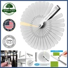 Durable 65 Manganese Steel Feeler Gauge With Dual Metric And Imperial Markings. Fixed Price $8.80.