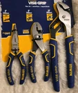 Irwin Vise-grip Pliers Set 3PC 6" 10" Protouch Blue/yellow. Fixed Price $25.00.