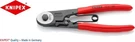 Knipex 6" Wire Rope Cutter Center # 95 61 150 Made In Germany. Fixed Price $44.50.
