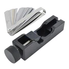 Universal Spark Plug Gap Tool 32 Blades Metric Feeler Gauge Filler Measuring. Fixed Price $19.99.