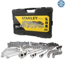 Stanley 201-PC Mechanics Tool Set Sockets Wrenches Screwdriver Durable Case New. Fixed Price $155.38.