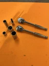 Snap On Tool Lot Ratchets, Sockets And Torx Bit. Fixed Price $150.00.