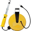 Bayco 1200 Lumen Led Work Light SL-866 W/ Retractable Reel, 50' Cord, And Hook. Fixed Price $139.99.