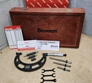 Starrett No. 224AARLZ Interchangeable Anvil Outside Micrometer - 0" To 4" Range. Fixed Price $629.95.