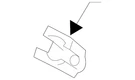 Genuine Mitsubishi Molding Retainer Clip 7405A287. Fixed Price $7.37.